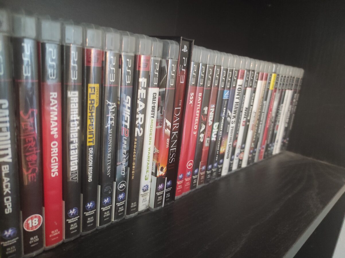 PS3 random games library