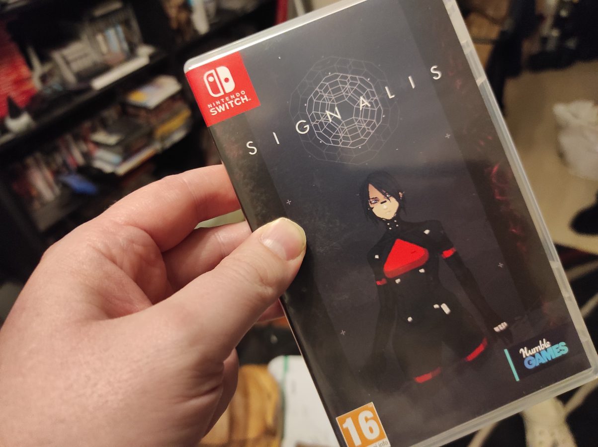 signalis cover and case for nintendo switch