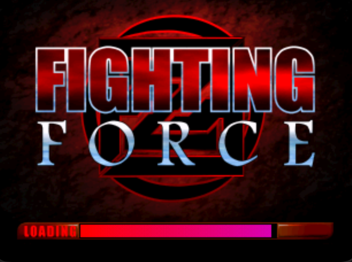 fighting force ps1 loading screen screenshot